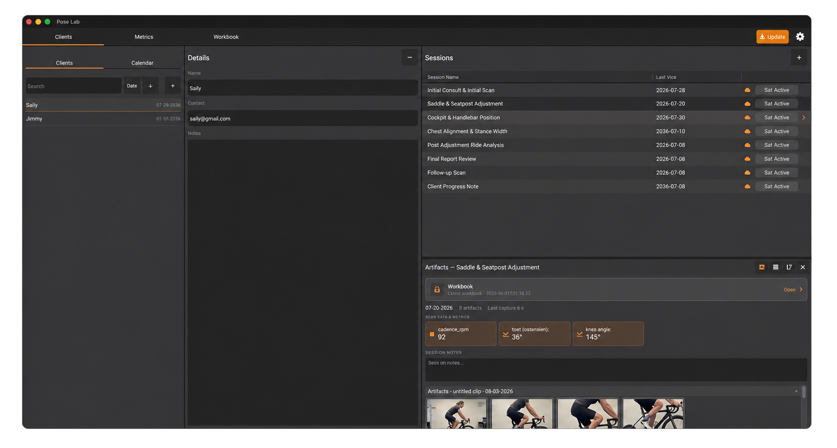 Client Screen