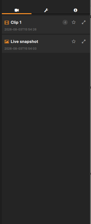 Metrics Screen