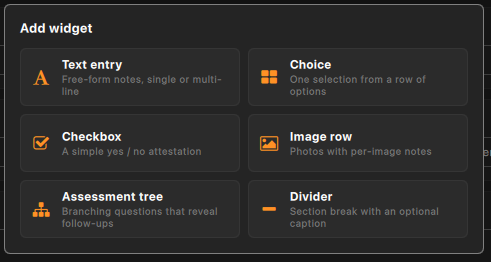 Metrics Screen